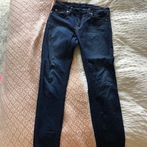7 for all mankind skinny mid rise jean